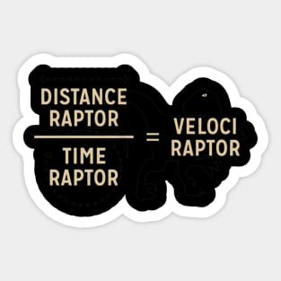 veloci raptor Sticker